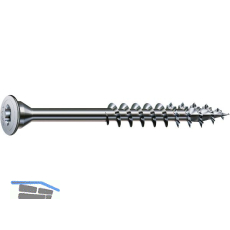 SPAX Holzbauschraube TK Universal 5.0x 87 TG Torx 20 Wirox-Silber mit Bewertung