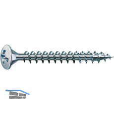 SPAX Linsensenkkopf 4.0x 20 Vollgewinde Pozidriv 2 Wirox-Silber mit Bewertung