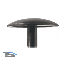 Abdeckkappe aus Kunststoff f�r SPAX Kopflochbohrung schwarz RAL9005