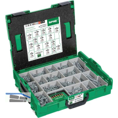 SPAX SNK Montagekoffer / L-BOXX, T-STAR plus, Wirox-Silber, ( 2.445 Stk )