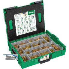 SPAX SNK Montagekoffer / L-BOXX, Pozidriv, Yellox, ( 2.925 St�ck )
