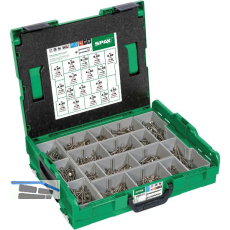 SPAX SNK Montagekoffer / L-BOXX, T-STAR plus, Edelstahl A2, ( 1.070 Stk )