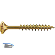 SPAX Senkkopf 4.0x 35 Teilgewinde Pozidriv 2 Yellox mit Bewertung