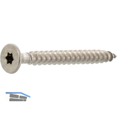 Spanplattenschraube Senkkopf 4.0x 16 Vollgewinde Torx 20 Edelstahl A2