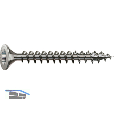 SPAX Senkkopf 6.0x 80 Vollgewinde Torx 30 Edelstahl A2 mit Bewertung