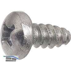 DIN7981F 4.2x16 Phillips-KS verzinkt Linsen-Blechschrauben stumpf ~ISO7049