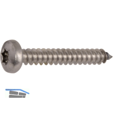 DIN7981C 3.5x 25 Torx15 verzinkt Linsen-Blechschraube ~ISO14585