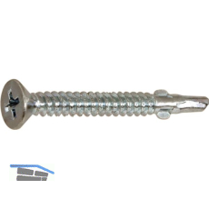 DIN7504 4.8x45 Phillips Kreuzschlitz verzinkt Fl�gelbohrschraube Senkkopf
