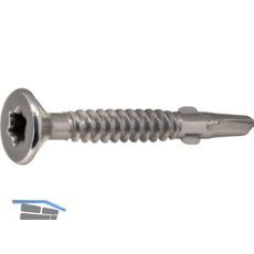 DIN7504 6.3x80 Torx 30 verzinkt Fl�gelbohrschraube Senkkopf