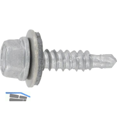 REISSER RP-r, REFABO Plus Bohrschraube 6.3x25/E16 Bi-Metall A2 f�r bis 2 mm
