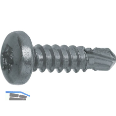 DIN7504N 4.2x 32 Torx20 verzinkt Linsen-Bohrschraube