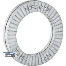 NORD-LOCK Keilsicherungsscheiben NL 4 zinklamellenbeschichtet, nach DIN25201