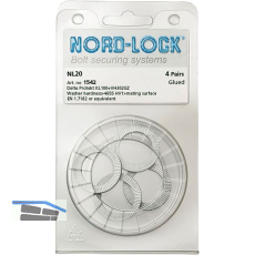 NORD-LOCK Keilsicherungsscheiben NL20 zinklamellenbeschichtet, - Blister SB- 4