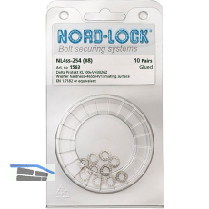 NORD-LOCK Keilsicherungsscheiben NL4ss Edelstahl A4, - Blister SB-10