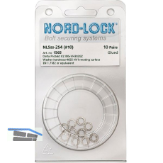 NORD-LOCK Keilsicherungsscheiben NL5ss Edelstahl A4, - Blister SB-10