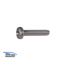 DIN7500CE (CZ) M 5x12 Pozidriv 2 verzinkt gewindefurchende Linsenschr
