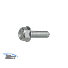 DIN7500DE (D) M10x30 verzinkt gewindefurchende 6kt-Schraube mit Bund