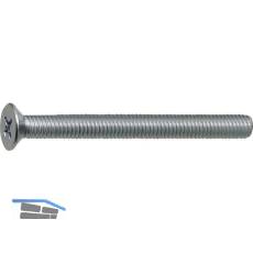 ~ISO7046-1 4.8 M 4x 40 Phillips Kreuzschlitz verzinkt Senkschraube (DIN965A)