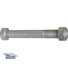 DIN601 4.6 M16x180 feuerverzinkt Mutterschraube (Bauschraube)