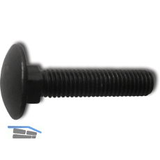 DIN603 M10x 25 blank Torbandschraube ohne Mutter