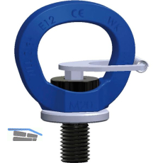 Ringschraube drehbar GK10 M16 blau mit CE-Kennzeichnung
