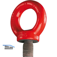 GK8 Ringschraube hochfest M30 rot mit CE Kennzeichnung