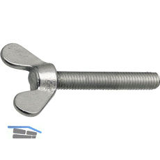 DIN316 M12x 20 verzinkt Fl�gelschraube - Kopf aus Temperguss