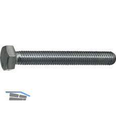 ISO4017 10.9 M16x160 verzinkt Sechskantschraube ohne Schaft (DIN933)