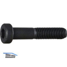 DIN6912 08.8 M 6x 10 blank Zylinderschraube niedriger Kopf und Innensechskt.