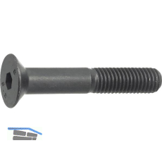 ISO10642 08.8 M 4x 40 blank Senkschraube mit Innensechskant (~DIN7991)