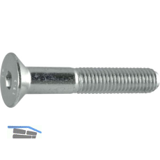 ISO10642 08.8 M 5x 16 verzinkt Senkschraube mit Innensechskant (~DIN7991)