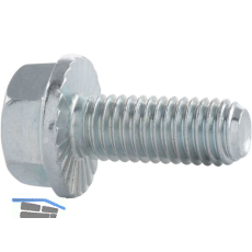 ECO-FIX 4.8 M 6x16 verzinkt Sechskantschraube mit Flansch f�r den Apparatebau