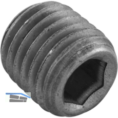 DIN906 5.8 R1/8" blank Verschlussschraube kegeliges Rohrgewinde mit ISK