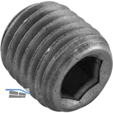 DIN906 5.8 R1/2" blank Verschlussschraube kegeliges Rohrgewinde mit ISK