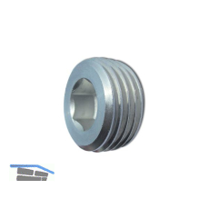 DIN906 5.8 R3/4" verzinkt Verschlussschraube kegeliges Rohrgewinde mit ISK