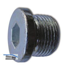 DIN908 5.8 M14x1.5 blank Verschlussschraube zylindrisches, metr. Feingewinde