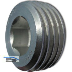 DIN906 M22x1,5 Edelstahl A2 Verschlussschraube kegeliges Rohrgewinde mit ISK