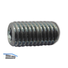 ISO4029/DIN916 45H M 3x 3 blank Gewindestift mit Ringschneide und Innensechskt.
