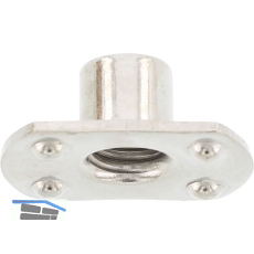 2-Punkt Anschwei�mutter M 6 Edelstahl A2