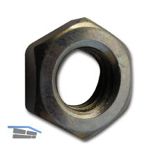 DIN936/17H M20x1.5 blank flache Feingewinde-Sechskantmutter