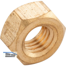ISO4032 M12 Messing blank Sechskantmutter