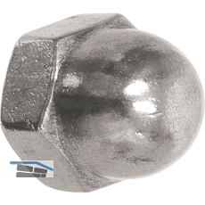 DIN1587/ 6 M10 verzinkt-blau Hutmutter hohe Form - Schl�sselweite nach ISO