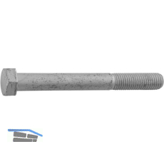 ISO4014 10.9 M20x130 Zinklamellen besch. Sechskantschraube mit Schaft (DIN931)