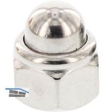 DIN986 M 6 Edelstahl A2 Sicherungs-Hutmutter mit Klemmteil