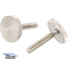 DIN653 M 6 x 30 Edelstahl A1 R�ndelschraube niedrige Form