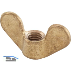 DIN315 M16 Messing blank Fl�gelmutter