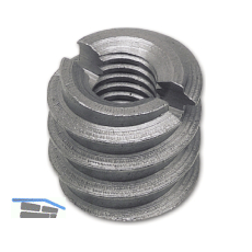 RAMPA Einschraubmuffe TYP B M 6x 12/AD:12 Edelstahl 1.4305 mit Schlitz