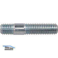 DIN939 8.8 M20x 55 verzinkt Stiftschraube Einschraubende ~1,25 d