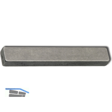 DIN6885B C45 +C 6x 6x 15 blank Passfeder eckig