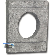 DIN434 M16 feuerverzinkt Scheibe f�r U-Tr�ger Neigung 8 %